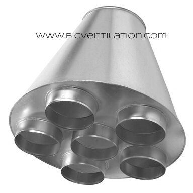 Galvanized Circular Extraction Hood for Aspiration Systems